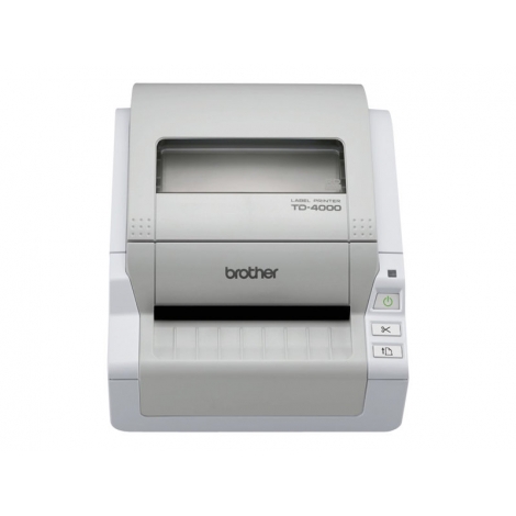 Impresora Brother Etiquetas Monocromo TD-4000 White