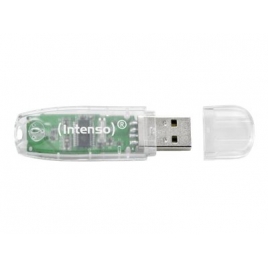Memoria USB Intenso 32GB Rainbow Line Transparente