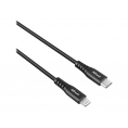 Cable Trust Lightning Macho / USB-C Macho 1M Black