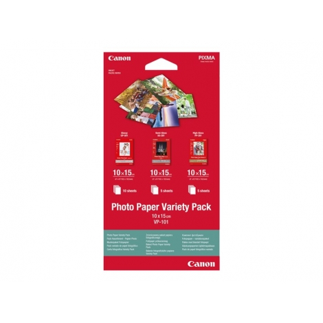 Papel Canon Fotografico VP-101 Varety Pack 10X15CM 20H