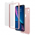 Funda Movil Back Cover Unotec Pack Full Protect Pink para iPhone XR