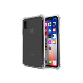 Funda Movil Back Cover Unotec TPU Shockproof Transparente para iPhone X / XS