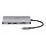 Puerto Replicador USB-C D-LINK HDMI + 2Xusb 3.0 + USB-C + SD + Micro SD