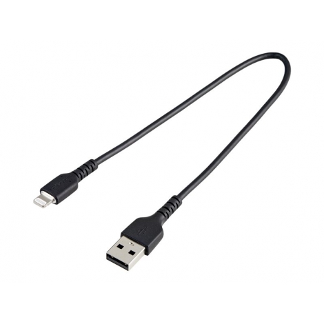 Cable Startech USB 2.0 a Macho / Apple Lightning Macho 0.30M Black