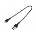 Cable Startech USB 2.0 a Macho / Apple Lightning Macho 0.30M Black
