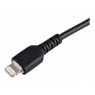 Cable Startech USB 2.0 a Macho / Apple Lightning Macho 0.30M Black