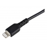 Cable Startech USB 2.0 a Macho / Apple Lightning Macho 0.30M Black