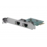 Tarjeta red Startech 2X 10/100/1000 PCIE LP