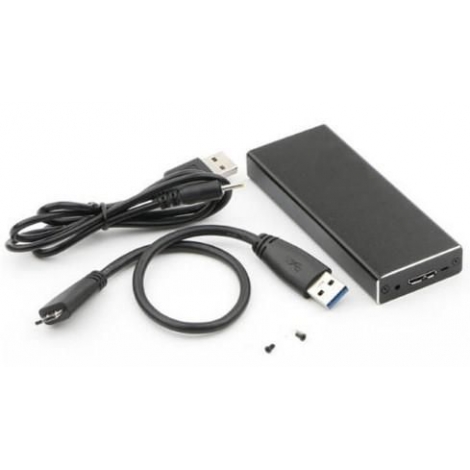 Carcasa Disco Duro SSD 12+16 PIN USB 3.0 Silver para MacBook Air/Pro