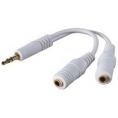 Cable Kablex Audio Jack 3.5 Macho / 2X Jack 3.5MM Hembra