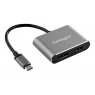 Puerto Replicador USB-C Startech HDMI + DP Grey