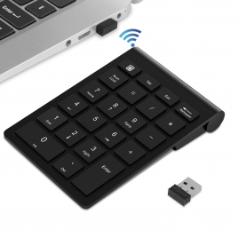 Teclado Numerico Tedgem Wireless Black