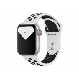 Apple Watch Nike+ Serie 5 GPS + Cell 40MM Silver Aluminium + Correa Nike Sport Pure Platinum/Black