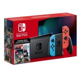 Consola Nintendo Switch Red/Blue + 1971 Project + Lego Jurassic