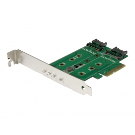 Controladora PCIE Startech 2P M.2 Sata + 1P M.2 Nvme