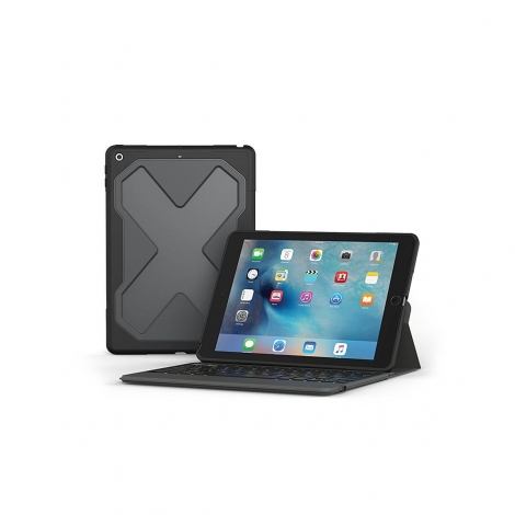 Funda + Teclado Zagg Rugged Messenger para iPad 9.7" (2017 & 2018) Black
