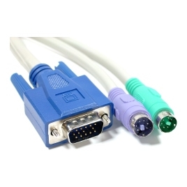 Cable Kablex Svga 15 Macho / 15 Macho + TEC PS2 + RAT PS2 10M
