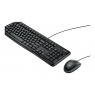 Teclado + Mouse Logitech Desktop MK120 USB Black Portugues