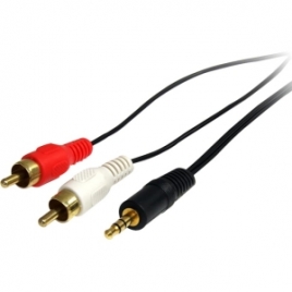Cable Startech Audio Jack 3.5MM Macho / 2X RCA Macho 0.9M