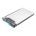 Carcasa Disco Duro 2.5" Coolbox Sata USB 3.0 Transparent
