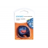 Rollo Etiquetas Dymo LT 12Mmx4m Black/Red