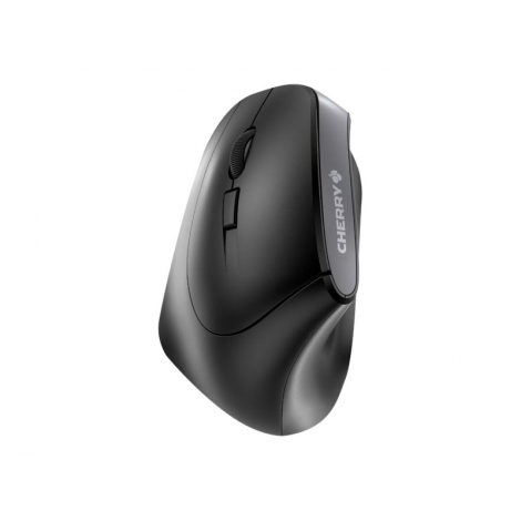 Mouse Cherry Ergonomico Vertical Wireless MW 4500 Left Zurdos Black