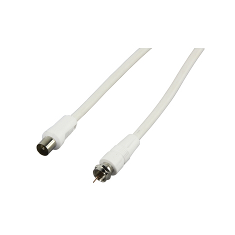 Cable Kablex Antena TV Macho / Conector F Macho 1.5M