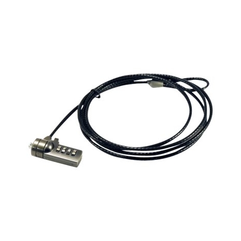 Cable Conceptronic Bloqueo de Seguridad con Combinacion 1.8M