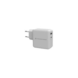 Cargador USB Conceptronic Althea 30W USB + USB-C White para Casa