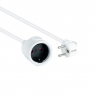 Cable Kablex Alimentacion red Schuko Macho / Hembra 2M White