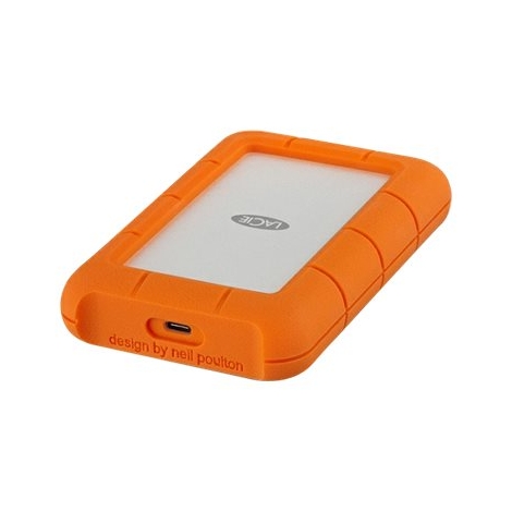 Disco Duro USB-C 4TB Lacie Rugged 2.5" Silver / Orange