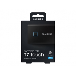 Disco SSD USB / USB-C 2TB Samsung T7 Touch 2.5" Black
