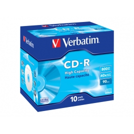 CD-R Verbatim 800MB 40X Caja 10U