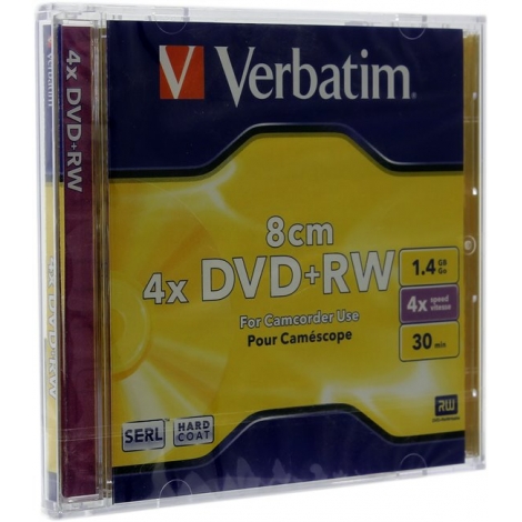 Dvd+Rw Verbatim 1.4GB 4X Caja 1U
