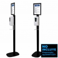 Soporte Approx Ajustable para Dispensador Sanitizer Black