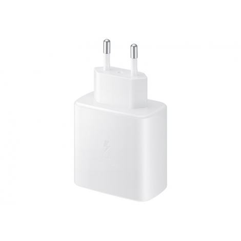 Cargador USB-C Samsung 45W Carga Rapida + Cable USB-C White para Casa