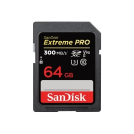 Memoria SD 64GB Sandisk Extreme PRO UHS 3 Class 10