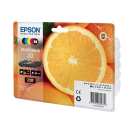 Cartucho Epson 33 Multipack Expression Home XP-63 830 Expression Premium XP-530