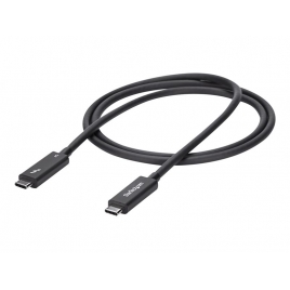 Cable Startech Thunderbolt 3 1M Apantallado Black