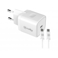 Cargador USB-C Celly 20W White + Cable USB-C