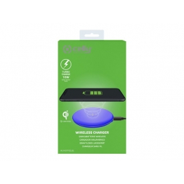 Cargador Inalambrico Celly Turbo Charge Blue