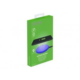 Cargador Inalambrico Celly Turbo Charge Blue