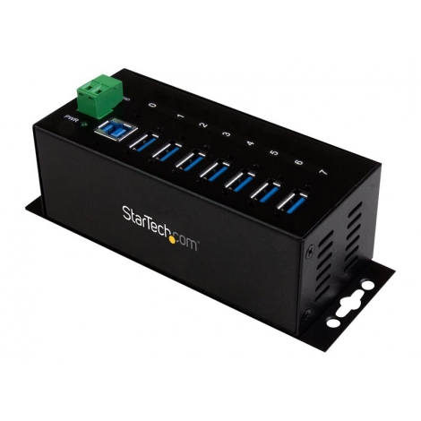 HUB Startech 7 Puertos USB 3.0 Industrial Black