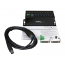 HUB Startech 7 Puertos USB 3.0 Industrial Black