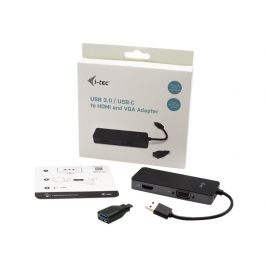 Adaptador I-TEC Video Externo USB 3.0 / HDMI + VGA