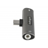 Adaptador Startech USB-C Macho / Trrs Hembra +USB-C Hembra Silver