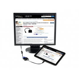 Adaptador Startech Micro HDMI Macho / VGA Hembra