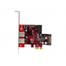 Controladora PCIE Startech USB 3.0 2P + INT USB 3.0