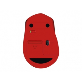 Mouse Logitech Wireless M330 Silent Plus red