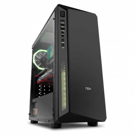 Caja Mediatorre ATX NOX Infinity Atom Window USB 3.0 Black
